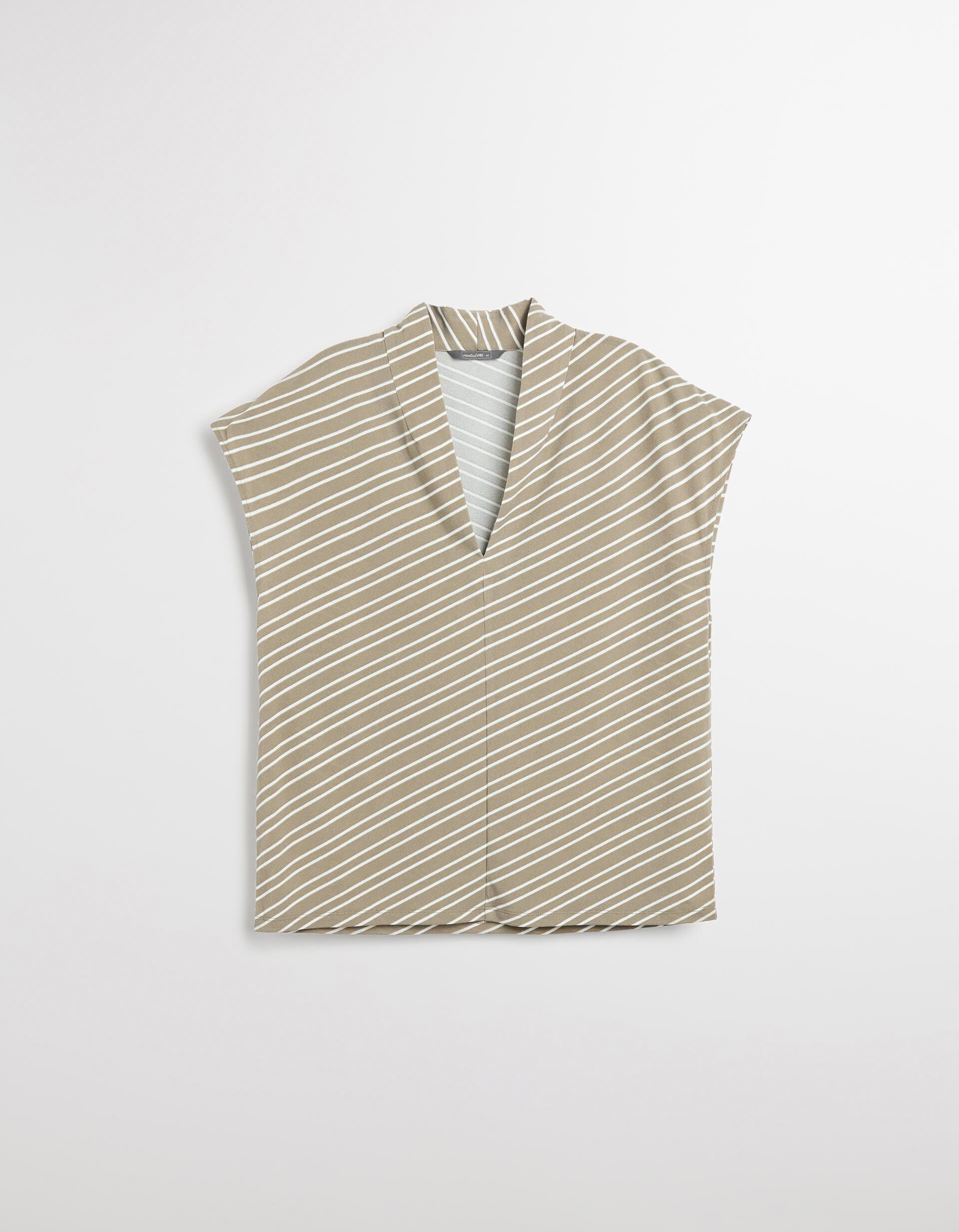 Comprar Online Blusa com Riscas, Mulher, Verde Escuro