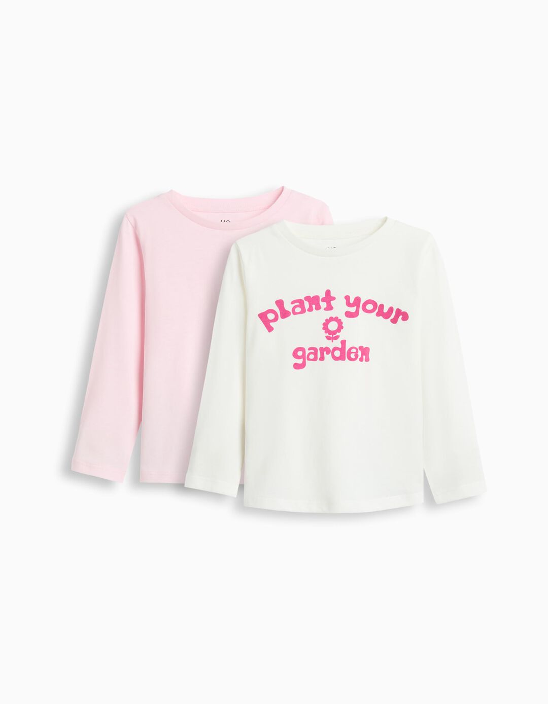 Pack 2 T-shirts, Menina, Branco