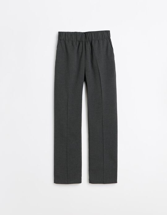 Comprar Online Cal&ccedil;as Com Cintura El&aacute;stica, Mulher, Cinzento Escuro