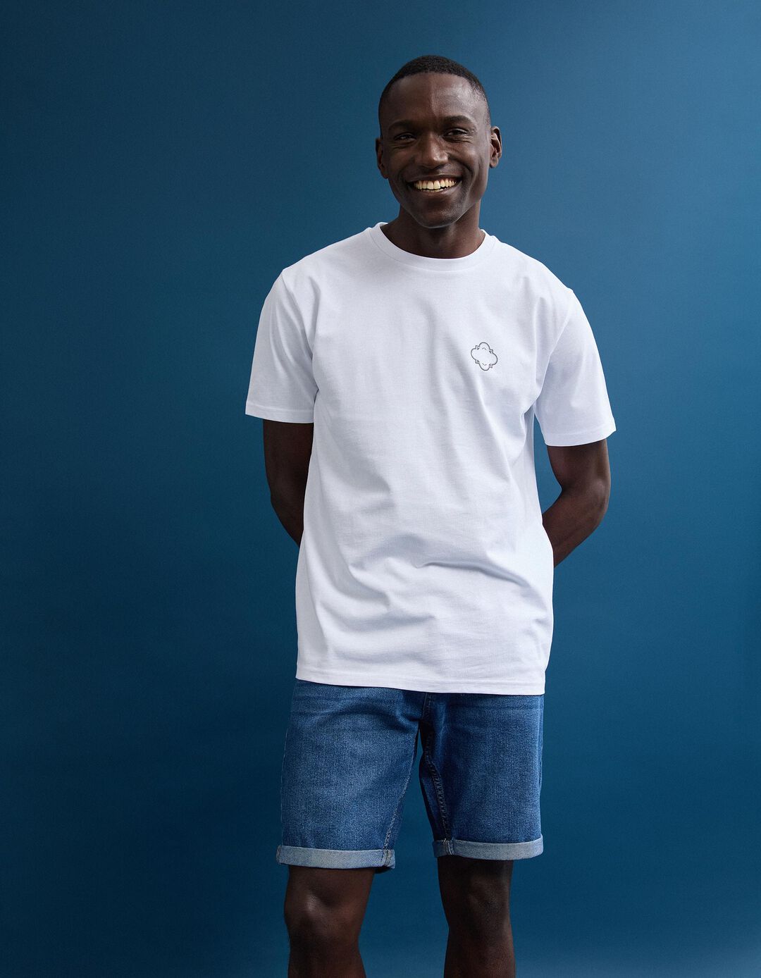 T-shirt Jersey Estampada, Homem, Branco