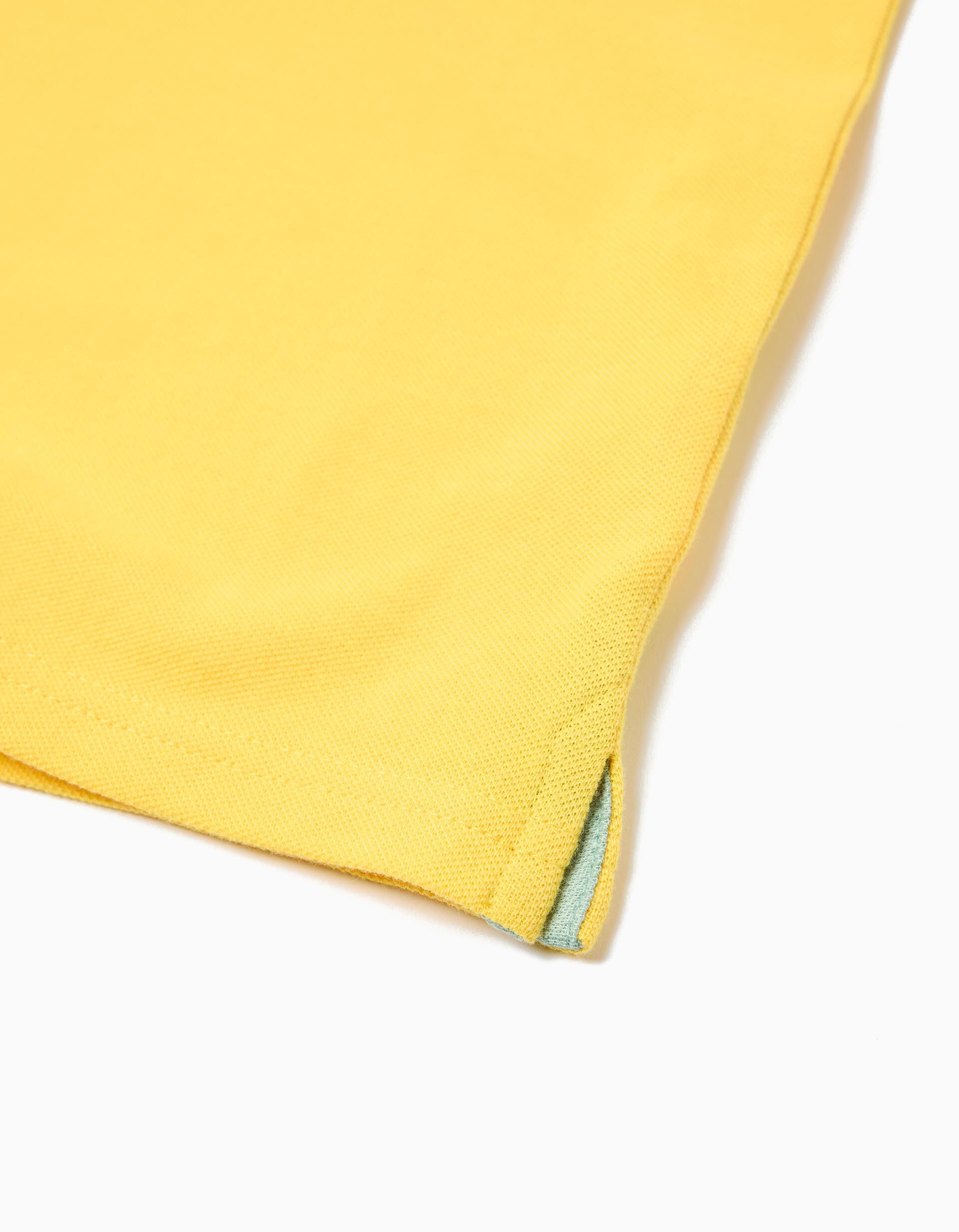 Comprar Online Polo Piquet, Menino, Amarelo