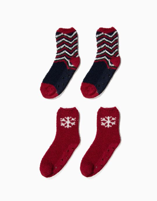 Pack de 2 pares de meias natal&iacute;cias