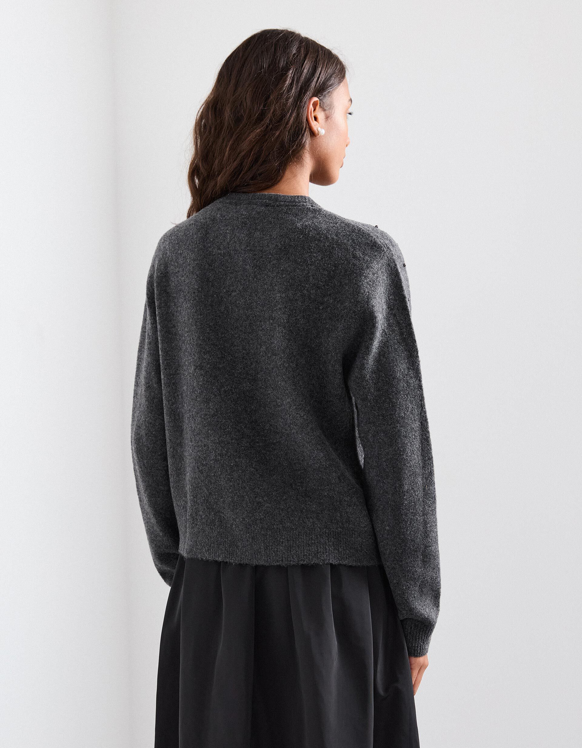 Comprar Online Casaco com L&atilde;, Mulher, Cinzento Escuro