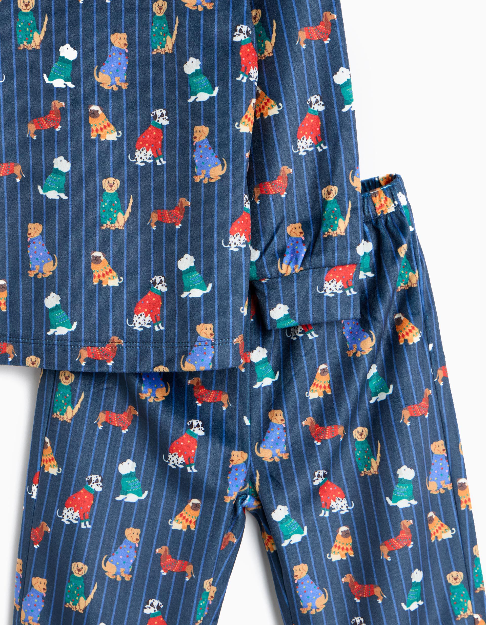 Comprar Online Pijama Aveludado, Beb&eacute;, Azul Escuro