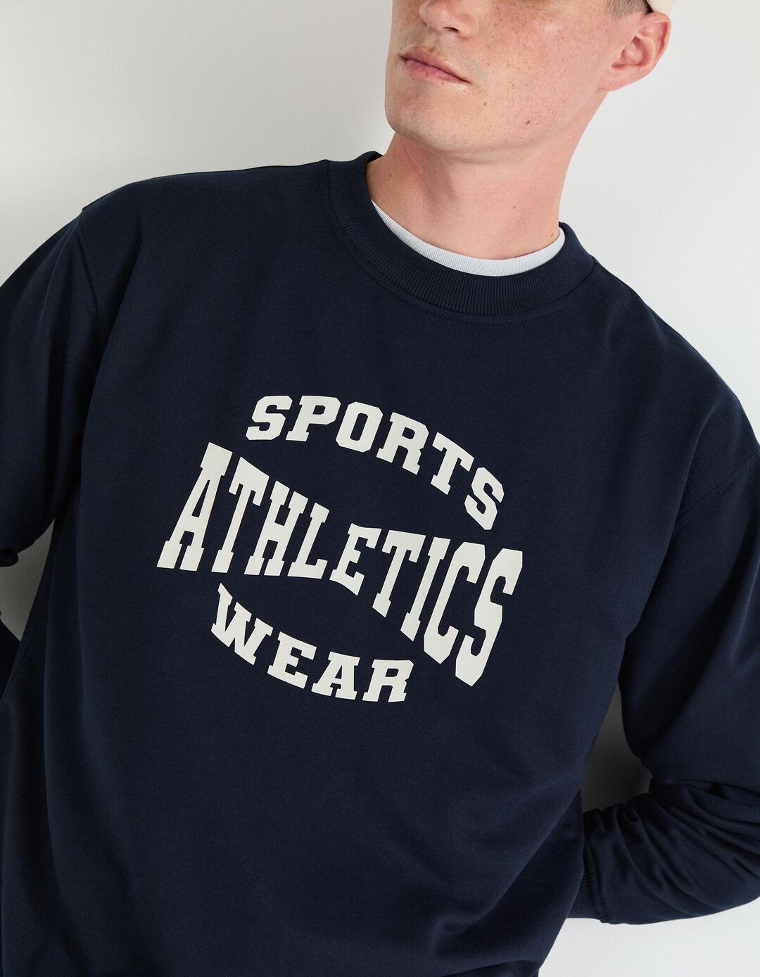 Sweatshirt de Felpa, Homem, Azul Escuro