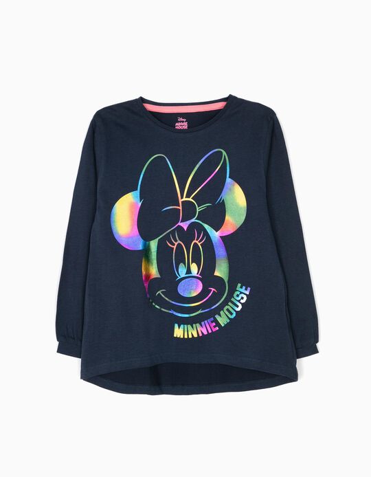 Blue Long-Sleeved Top, Minnie Mouse