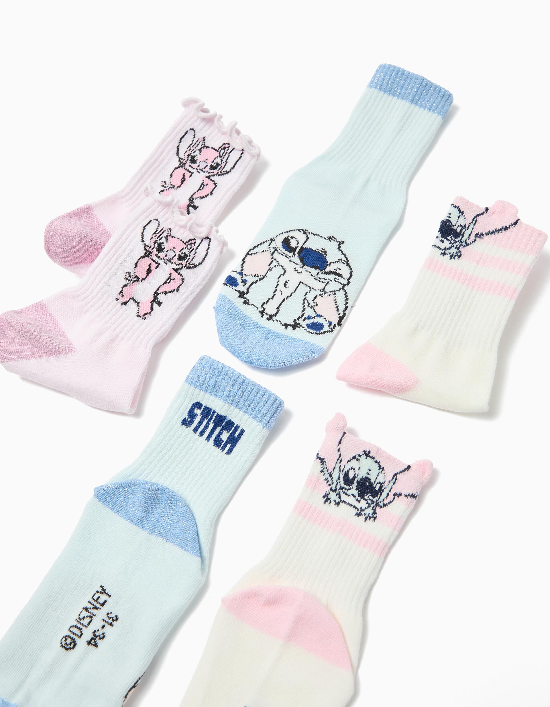 Comprar Online Pack 3 Meias 'Lilo e Stitch' &copy;Disney, Menina, Multicor