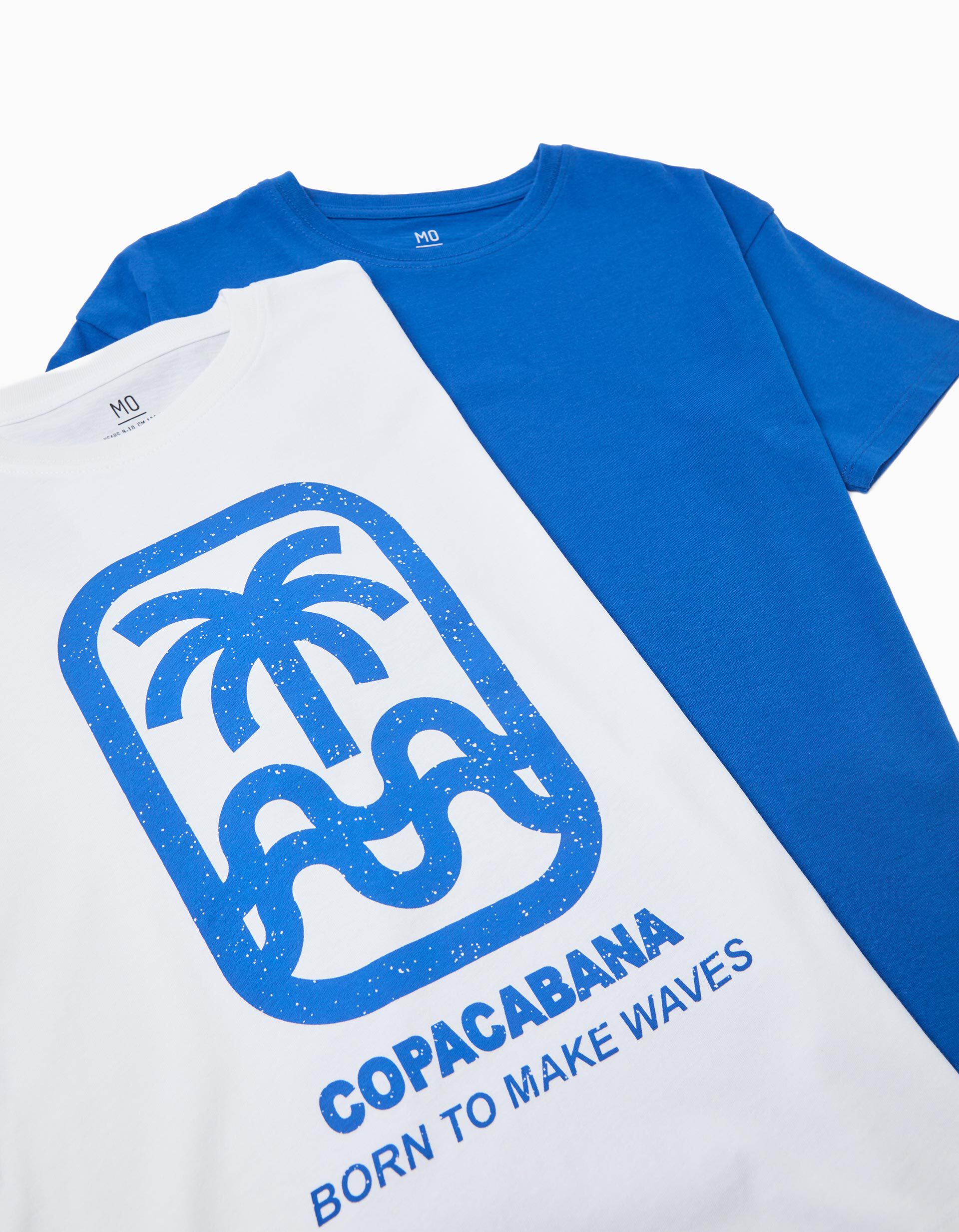 Comprar Online Pack 2 T-shirts, Menino, Branco