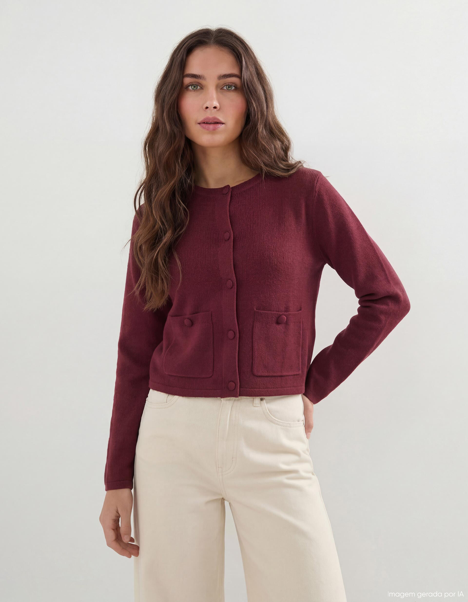 Comprar Online Casaco de Malha, Mulher, Vermelho