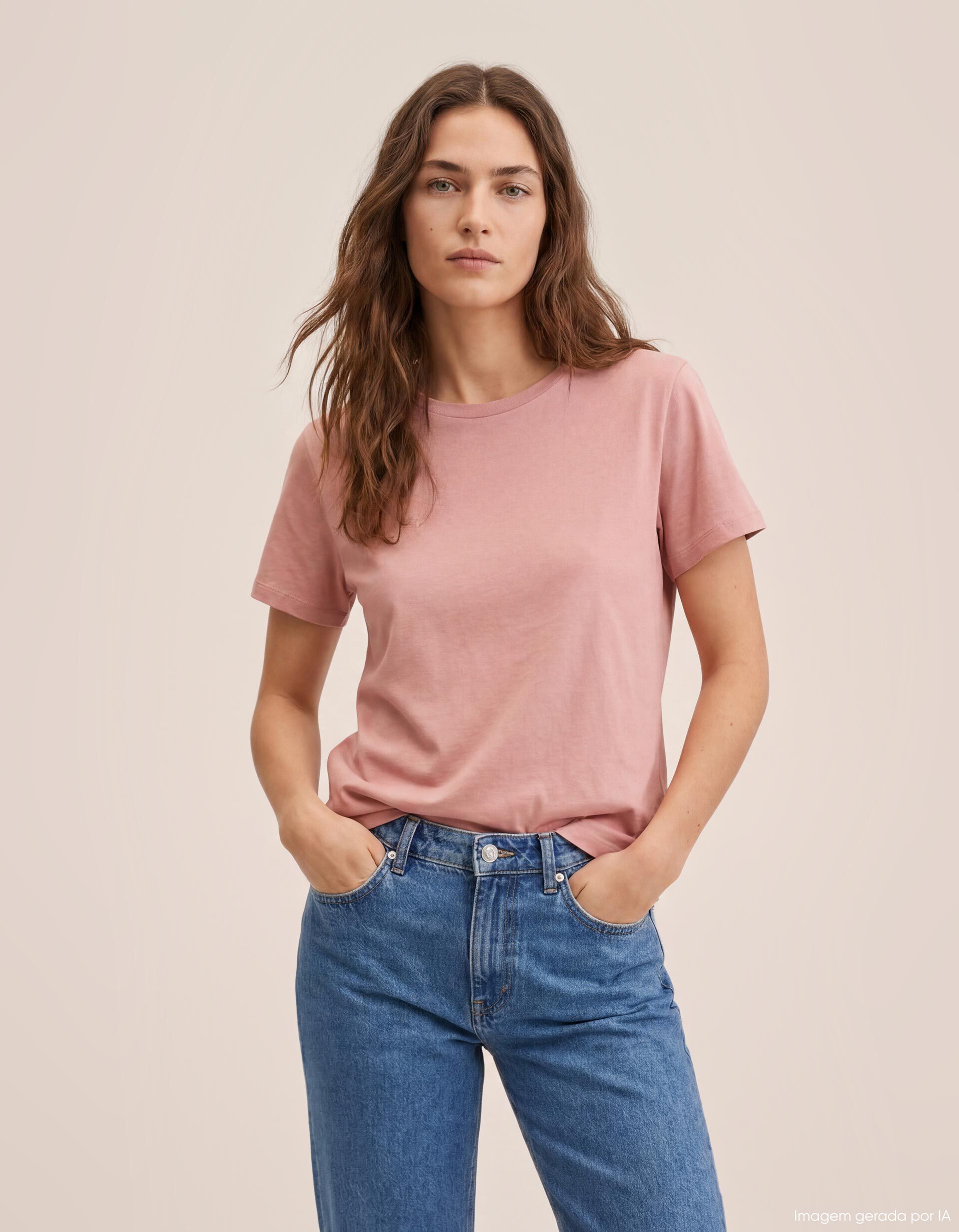 Comprar Online T-shirt, Mulher, Rosa