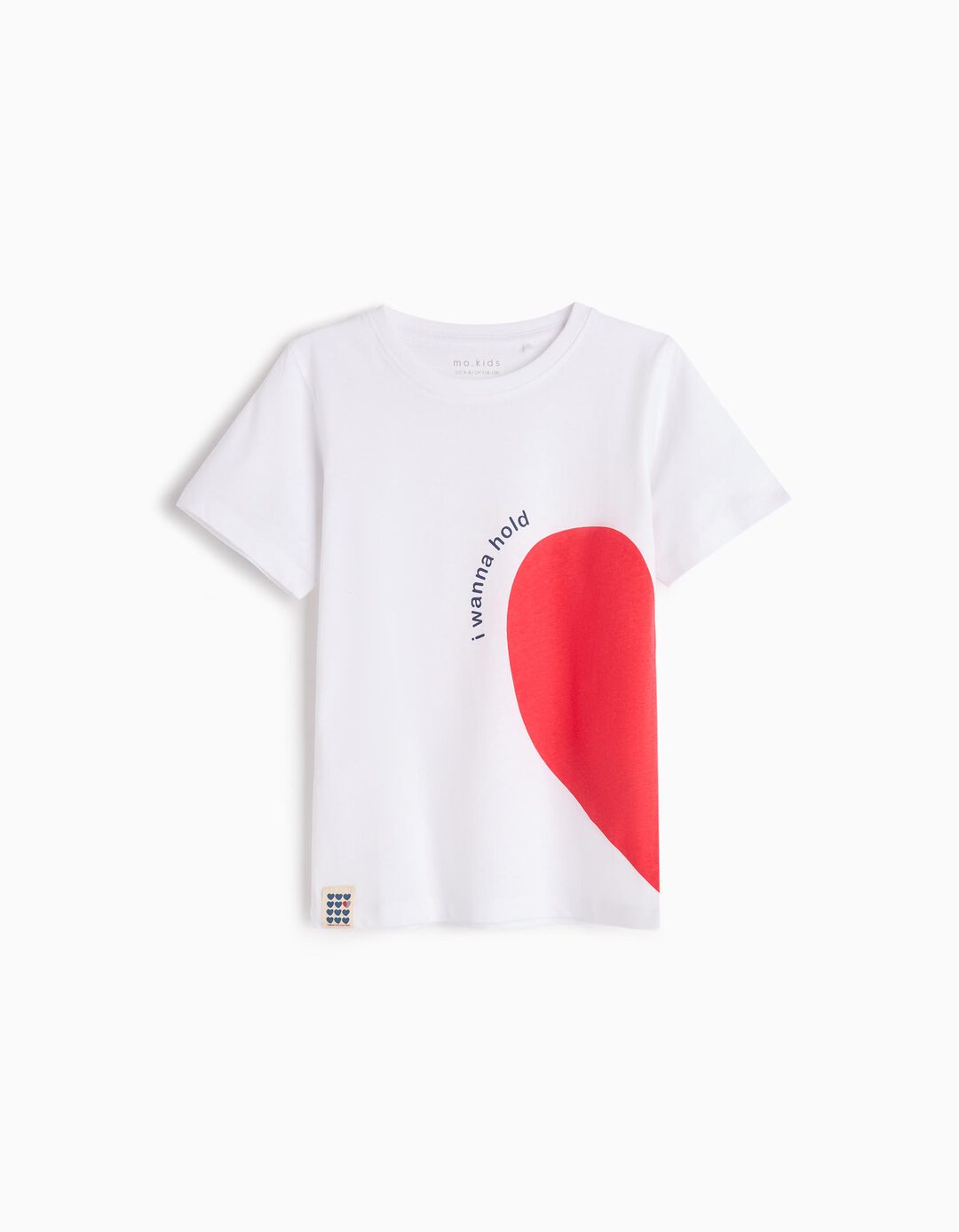 T-shirt Dia dos Namorados, Menino, Branco