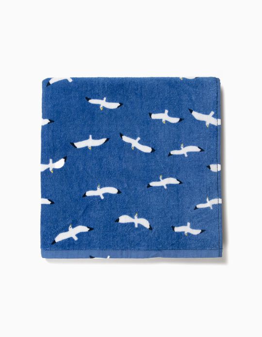 Toalha de Praia para Menino 'Seagulls', Azul
