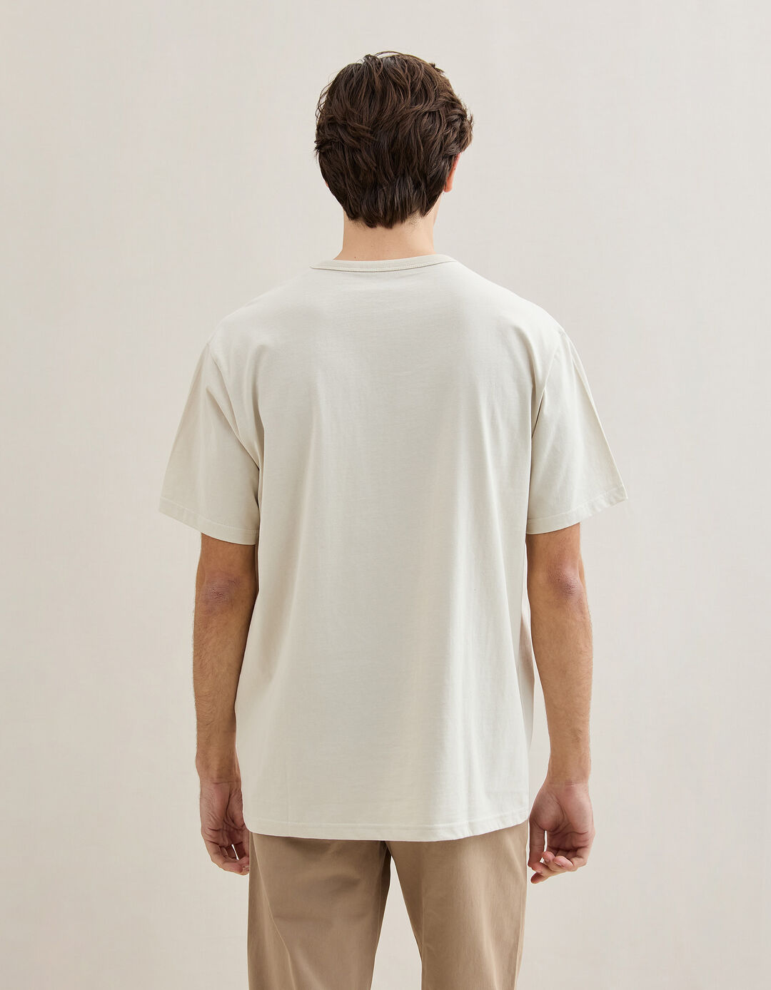 T-shirt Heavy Jersey, Homem, Cinzento Claro