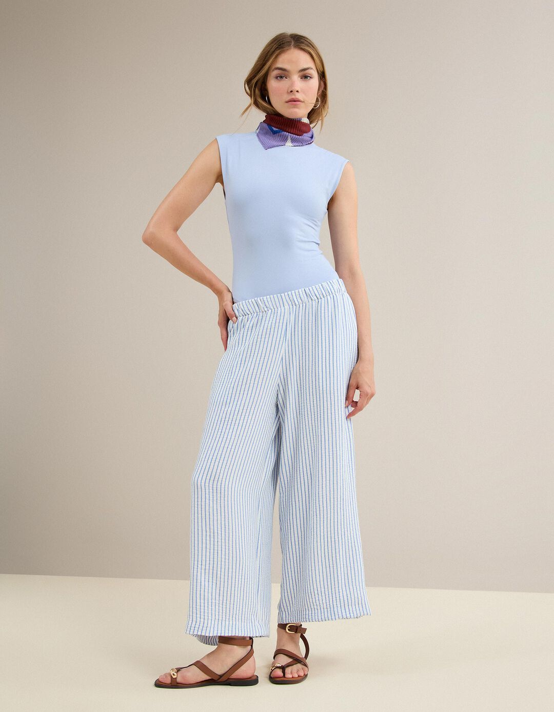 Cal&ccedil;as Culotte Ricas, Mulher, Azul Claro