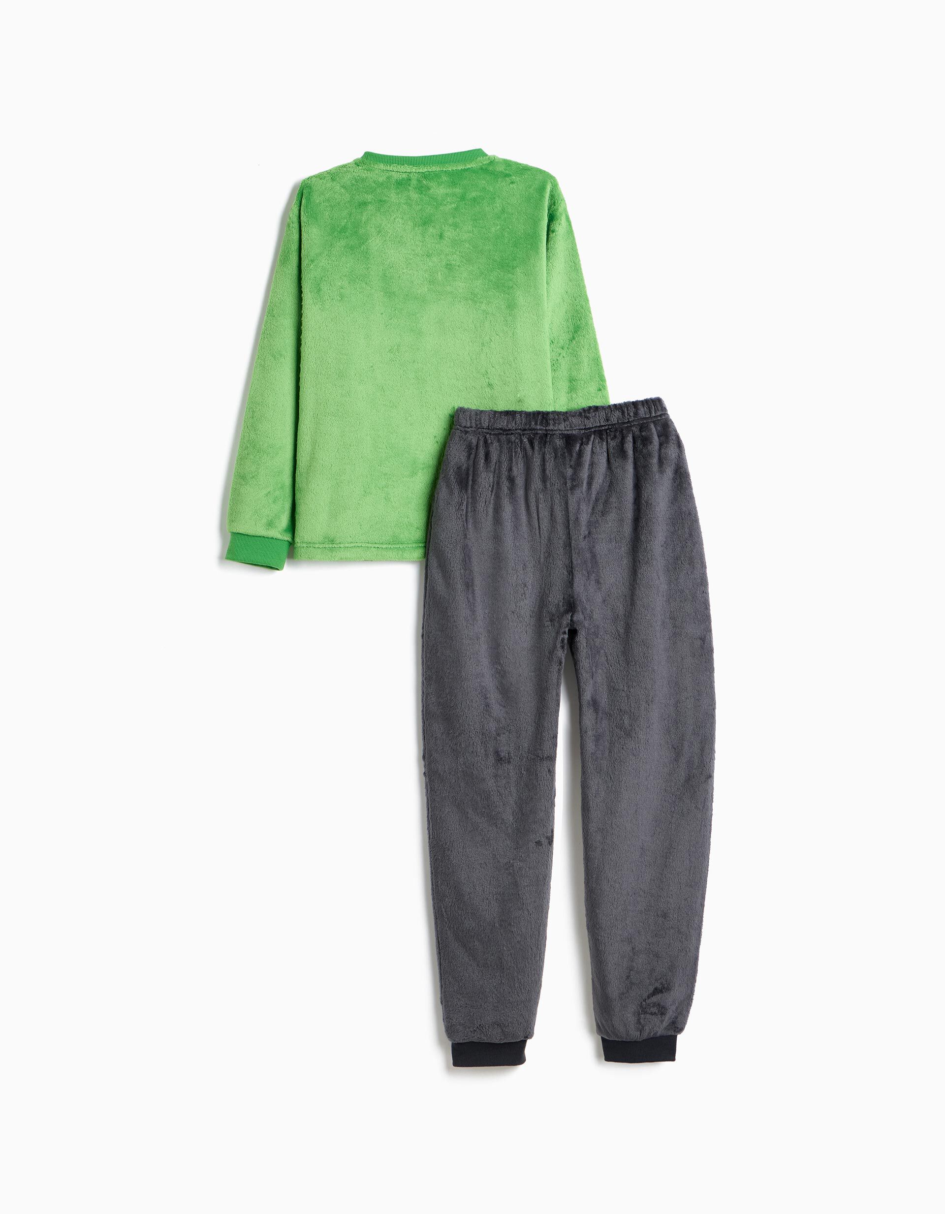 Comprar Online Pijama Em Malha 'Minecraft', Menino, Verde