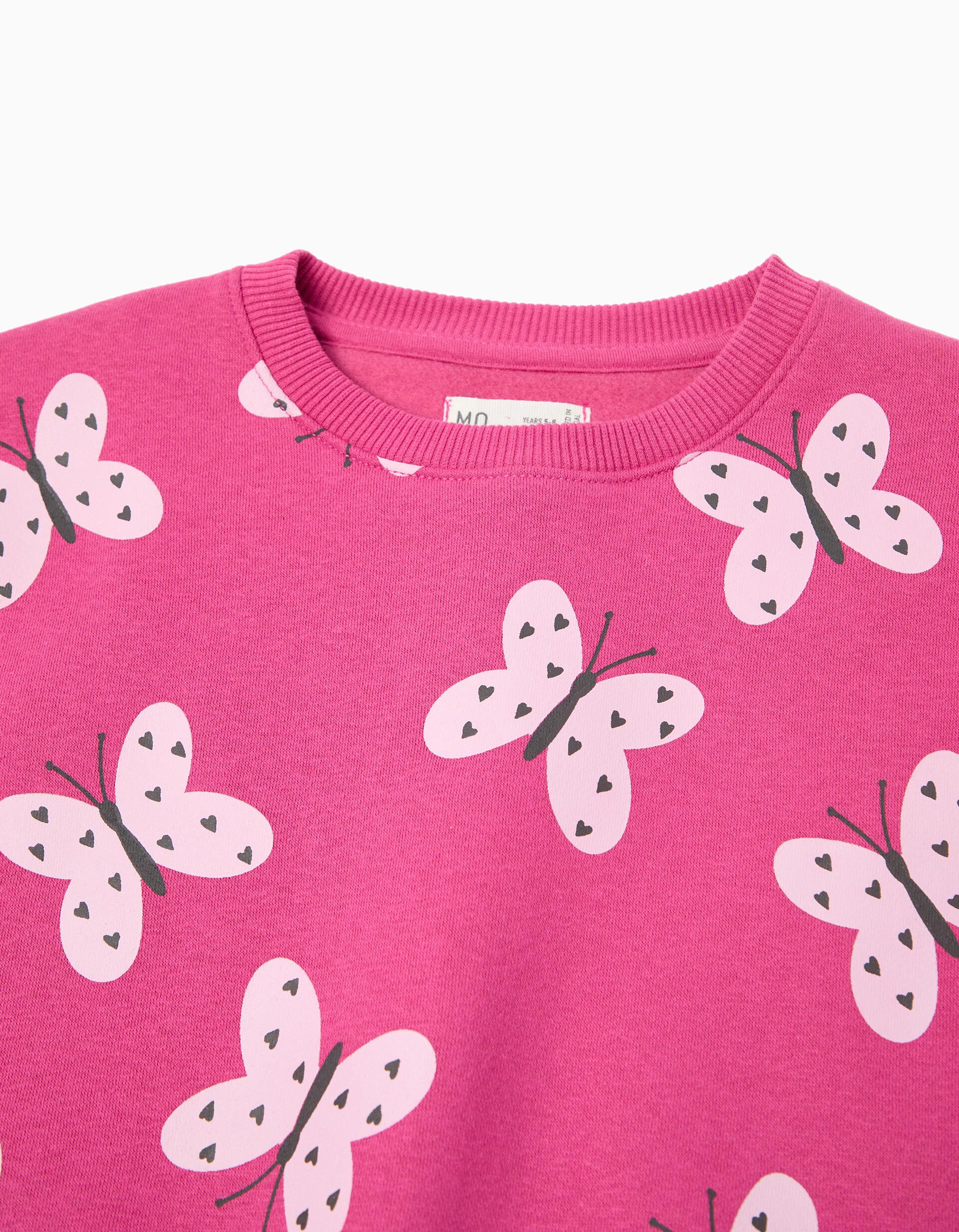 Comprar Online Sweatshirt, Menina, Rosa Escuro