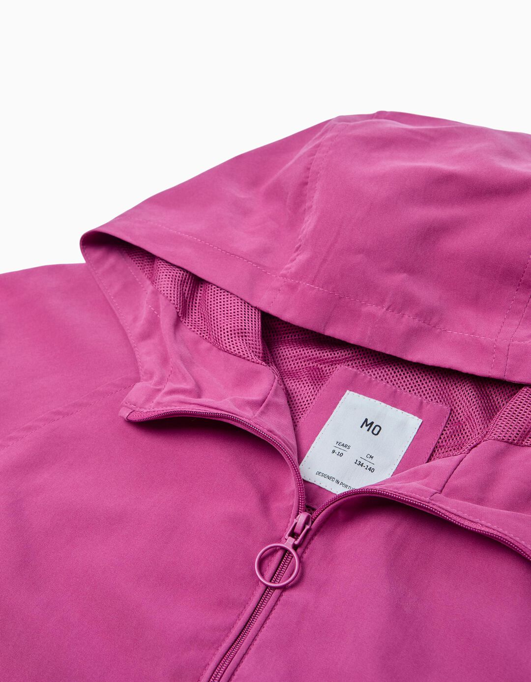 Corta-vento, Menina, Rosa Escuro