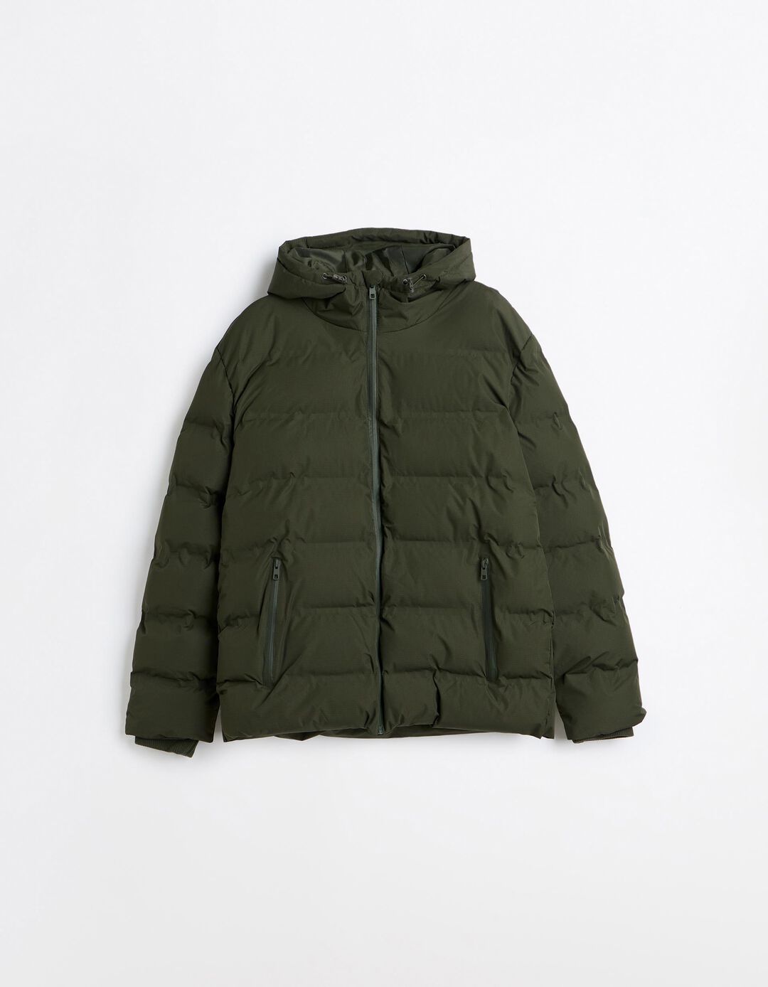 Casaco Puffer, Homem, Verde Escuro