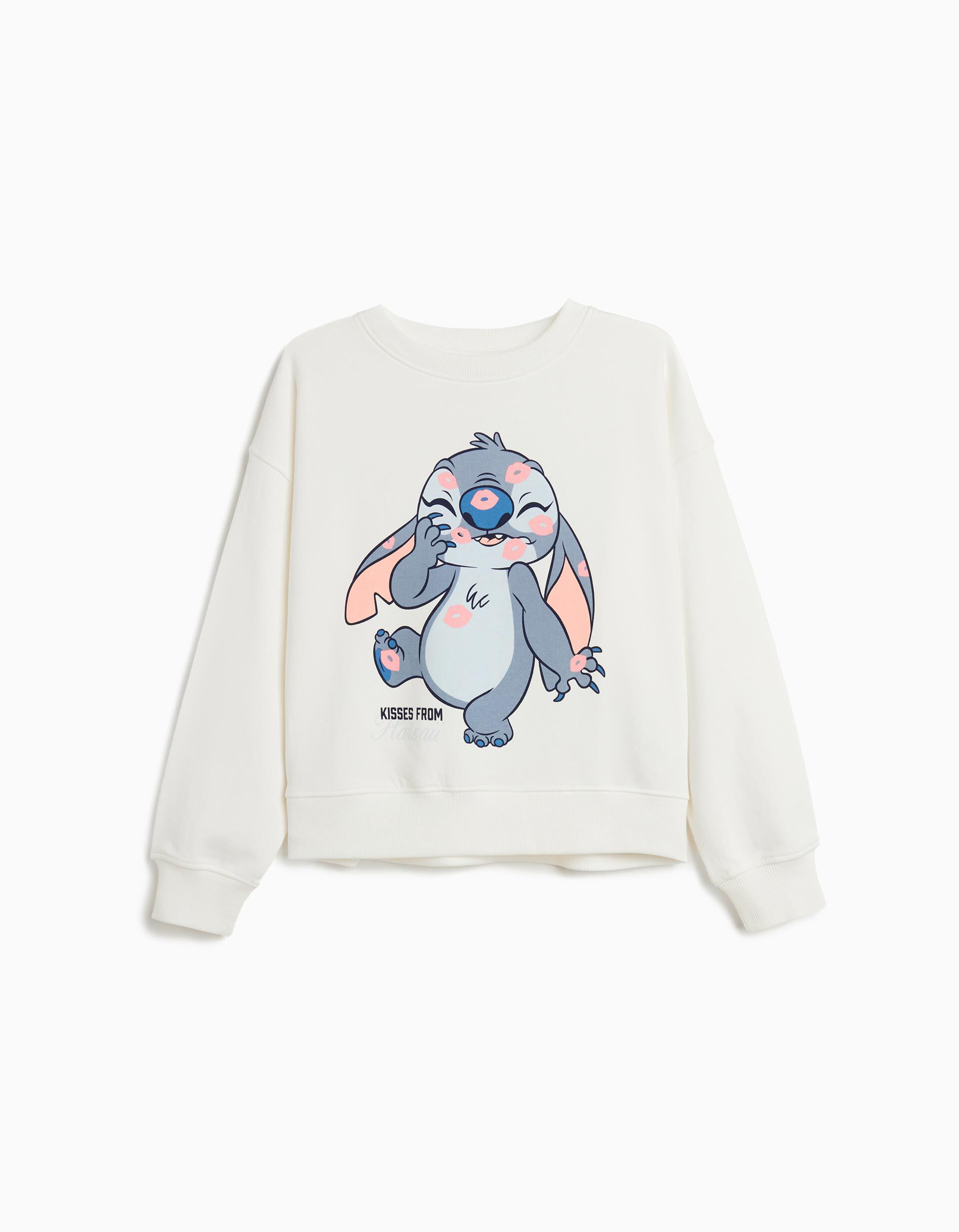 Comprar Online Sweatshirt de Felpa 'Stitch' &copy;Disney, Menina, Branco