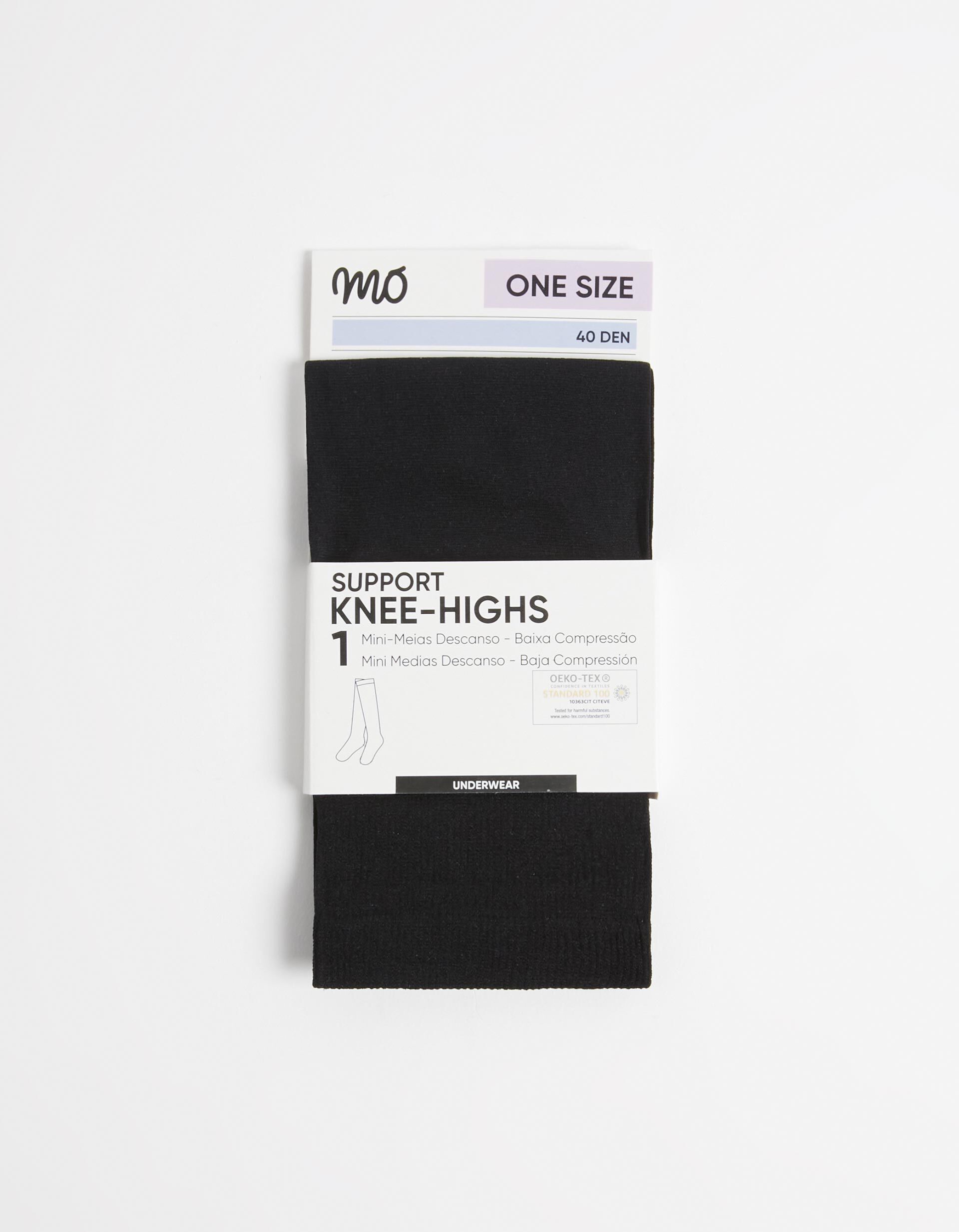 Comprar Online Mini-Meias Descanso Baixa Compress&atilde;o 40DEN, Mulher, Preto