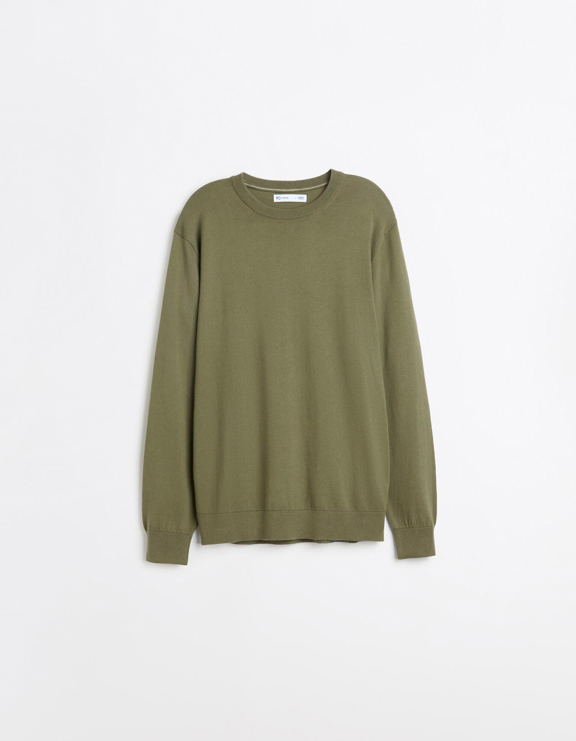 Comprar Online Camisola Com Caxemira, Homem, Verde