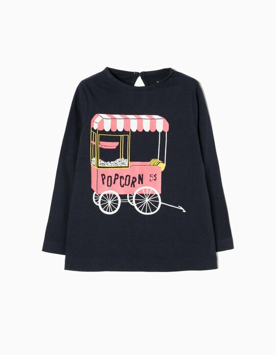 T-shirt Manga Comprida Popcorn