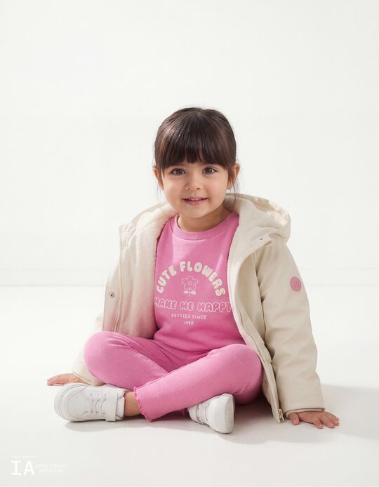 Comprar Online Conjunto Sweatshirt e Leggings, Menina, Rosa