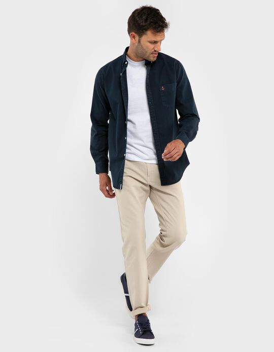 Cal&ccedil;as garment dyed