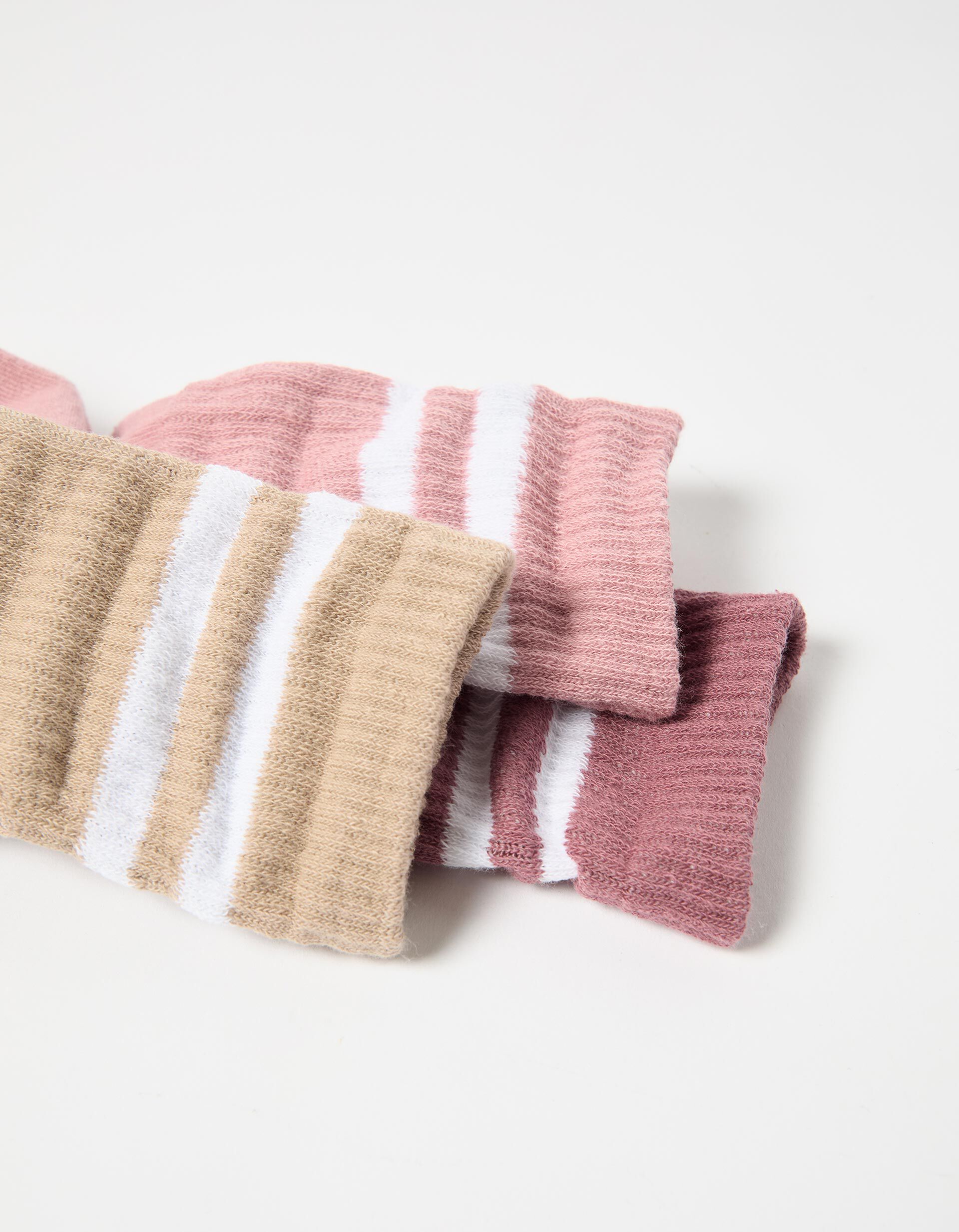 Comprar Online Pack 3 Pares de Meias Desporto, Mulher, Rosa 