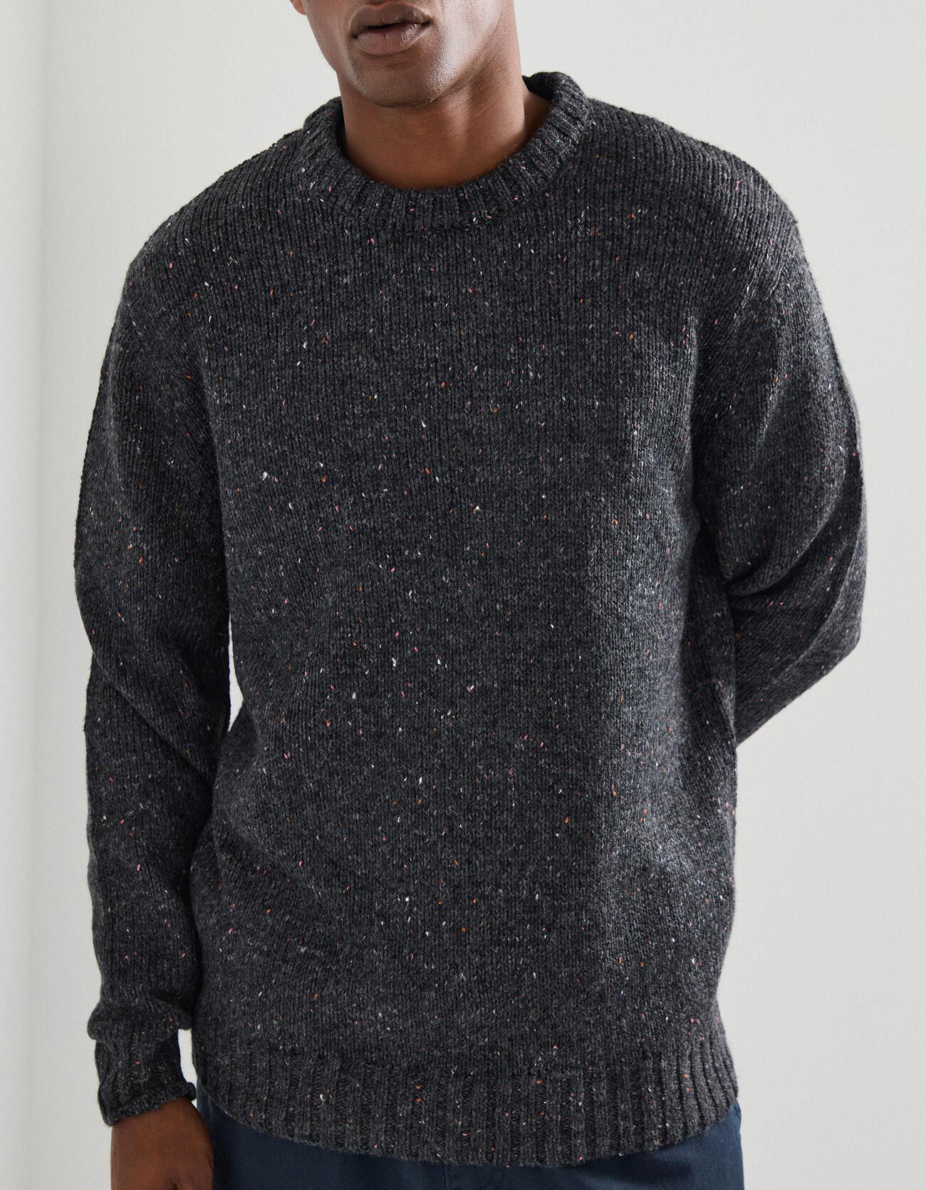 Comprar Online Camisola de Malha, Homem, Cinzento Escuro