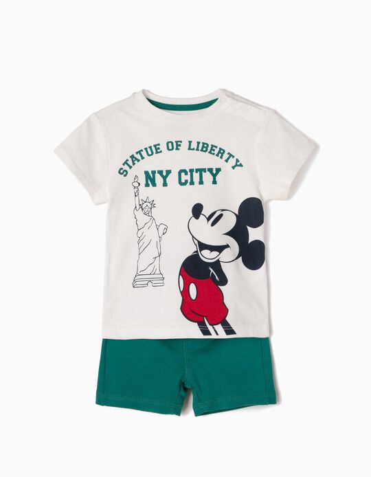 T-Shirt & Shorts, Mickey Statue of Liberty