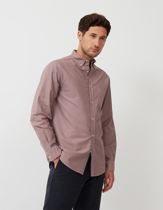 Long Sleeve Shirt, Men, Light Pink