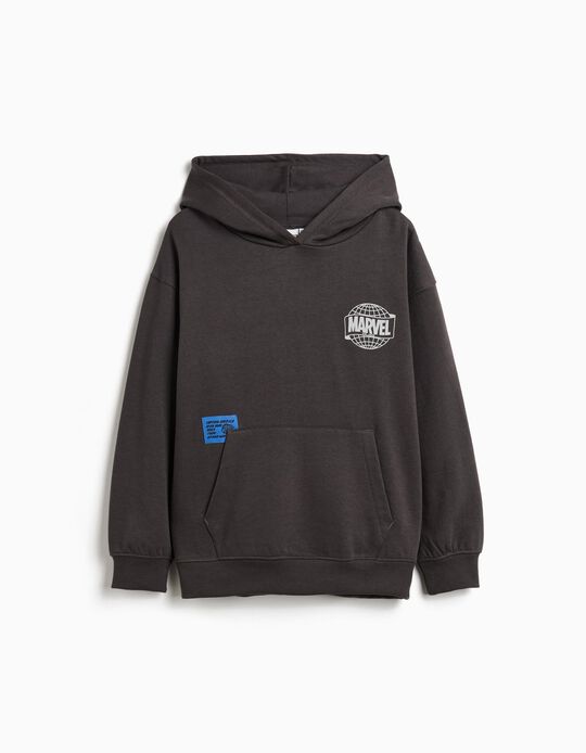 Comprar Online Sweatshirt de Felpa Capuz 'Marvel' ©Disney, Menino, Cinzento Escuro