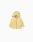 Hooded Jacket, Baby Girls, Yellow