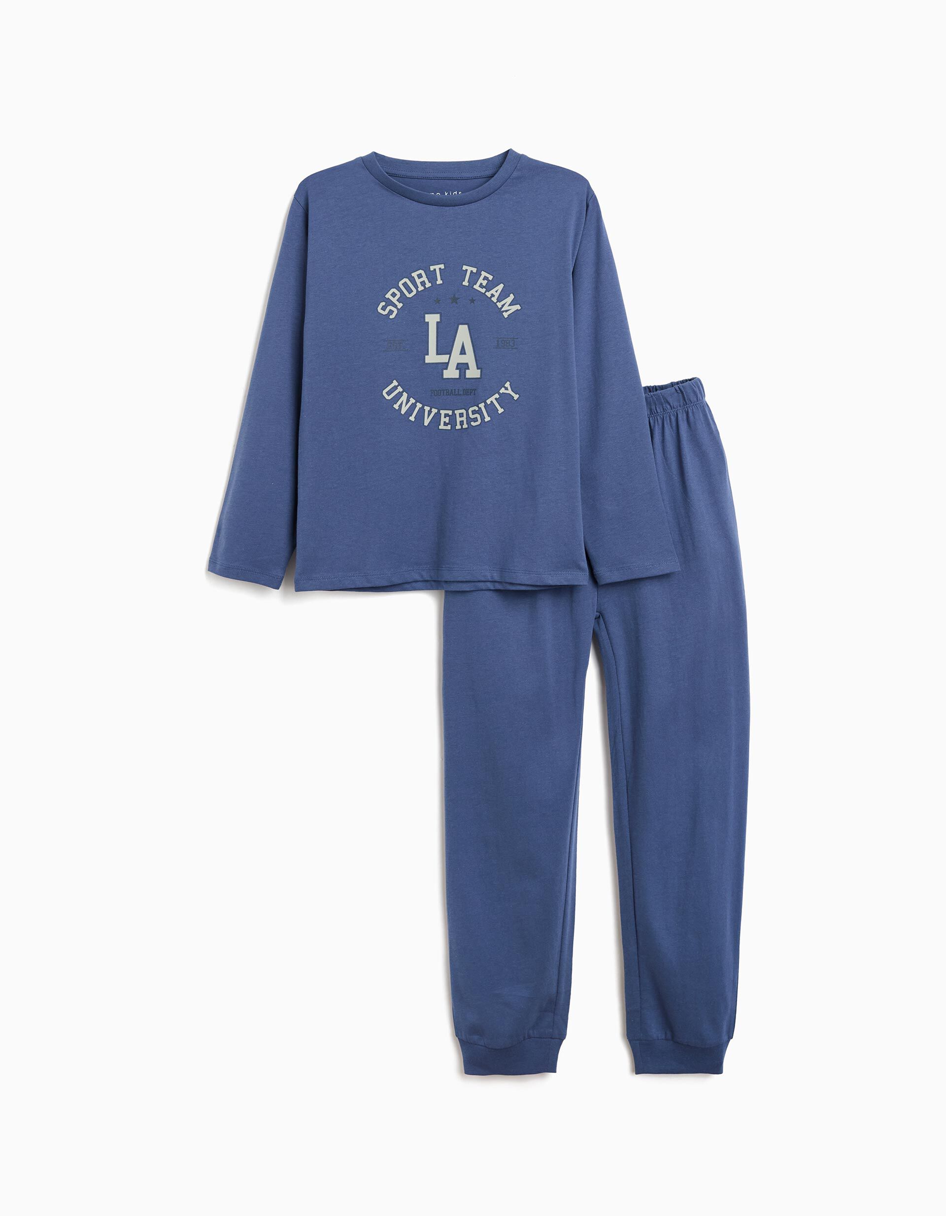 Comprar Online Pijama Jersey, Menino, Azul Escuro 