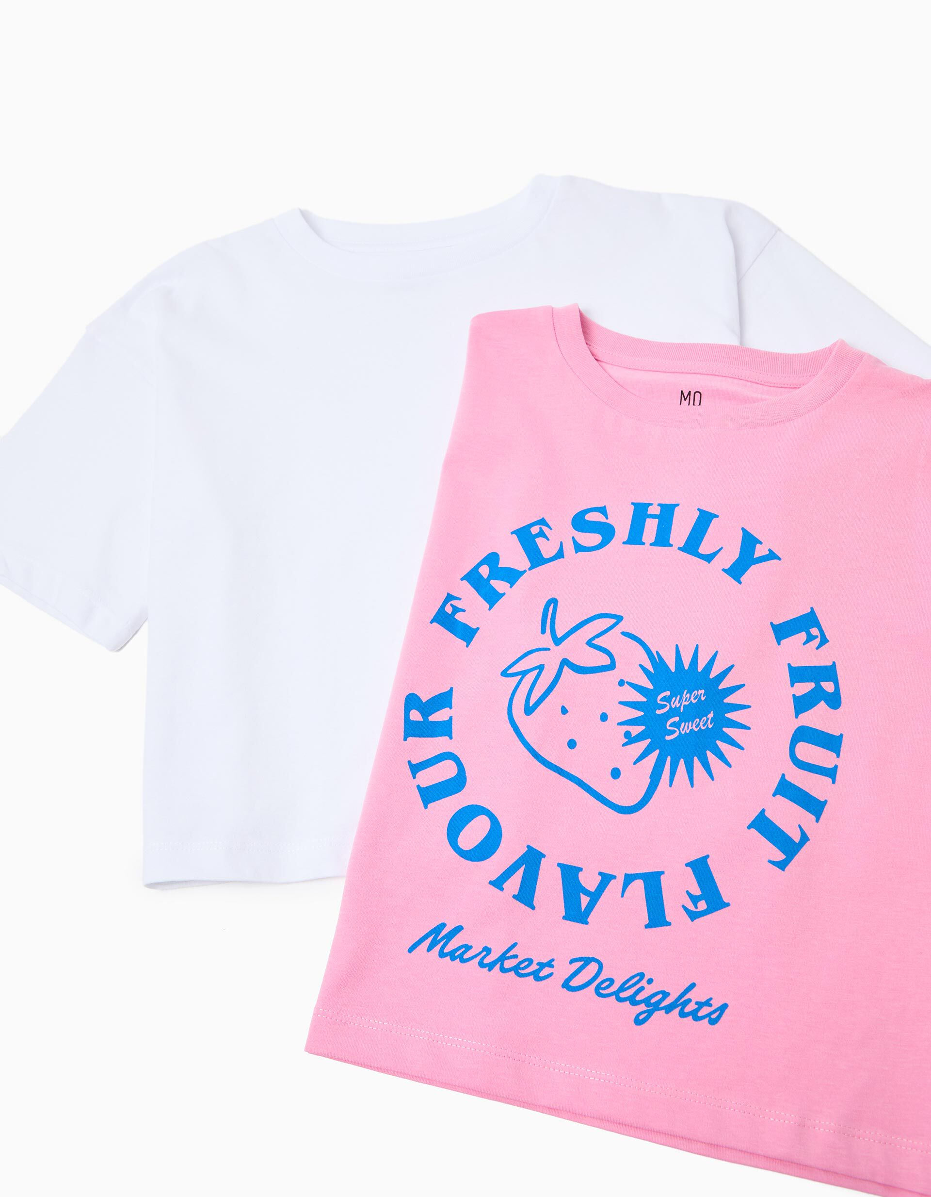 Comprar Online Pack 2 T-shirts, Menina, Rosa