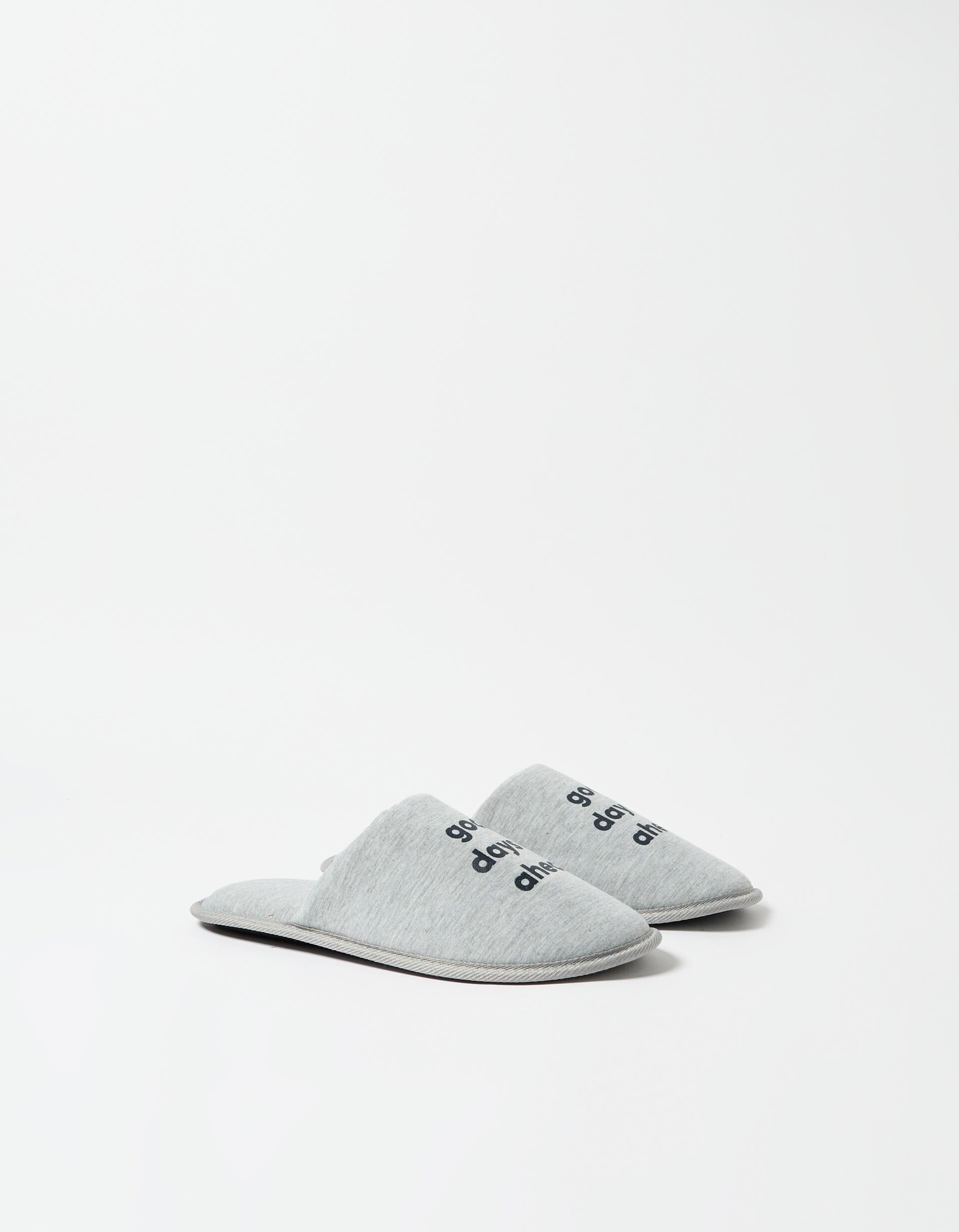 Comprar Online Chinelos de Quarto Estampado, Homem, Cinzento Claro