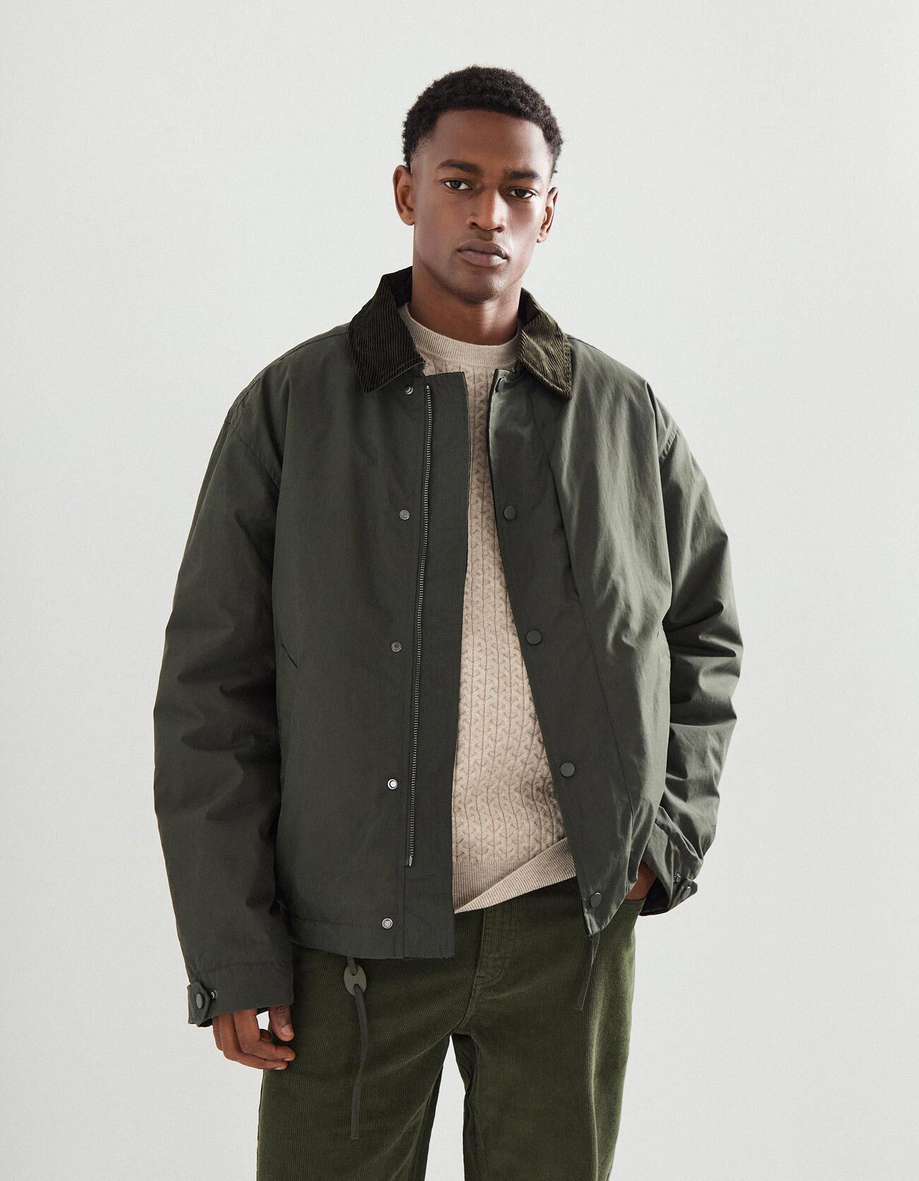 Comprar Online Blus&atilde;o, Homem, Verde Escuro