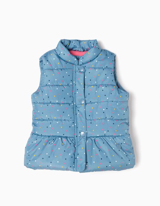 Padded Waistcoat, Colourful Dots