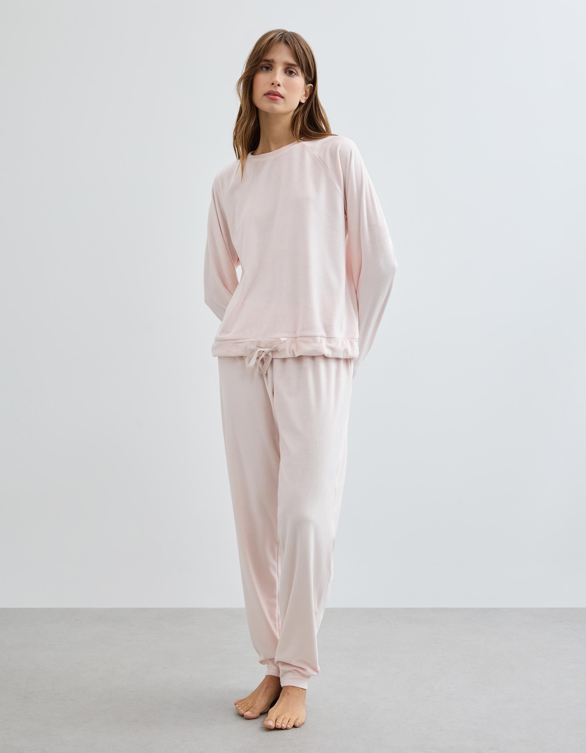 Comprar Online Pijama Veludo, Mulher, Rosa Claro