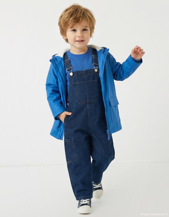 Comprar Online Parka com Capuz, Menino, Azul