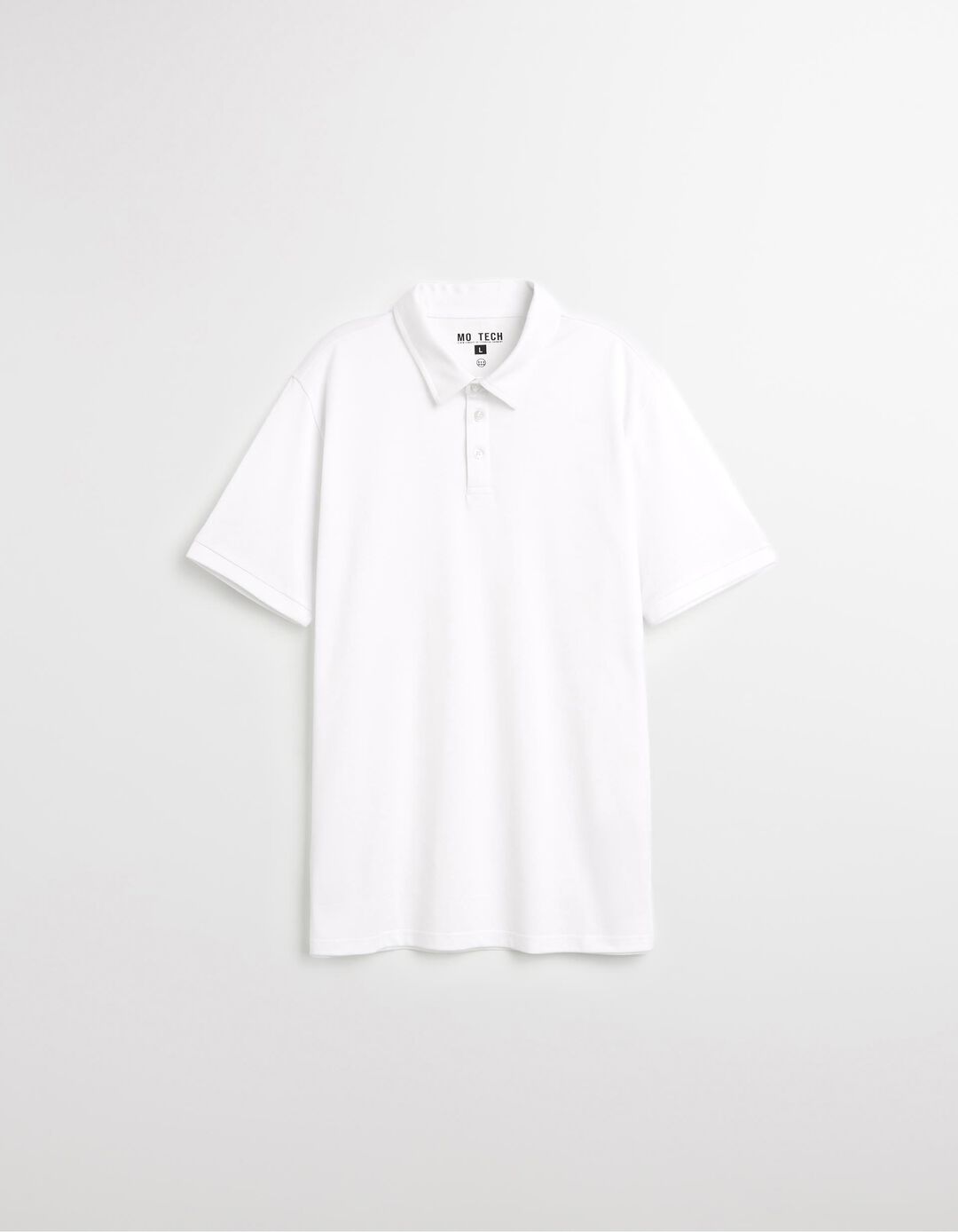 Polo Coolmax®, Homem, Branco