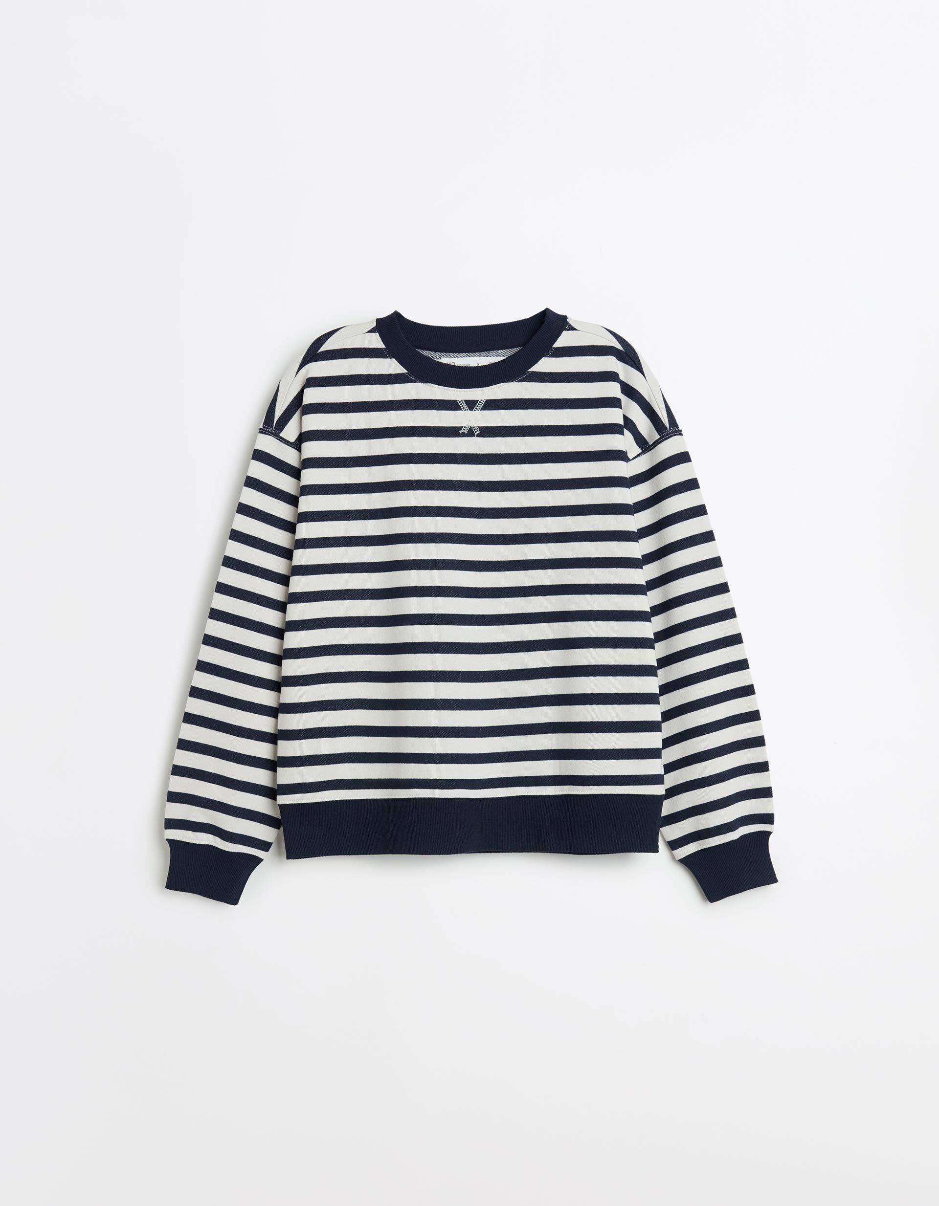 Comprar Online Sweatshirt Riscas, Mulher, Azul Escuro