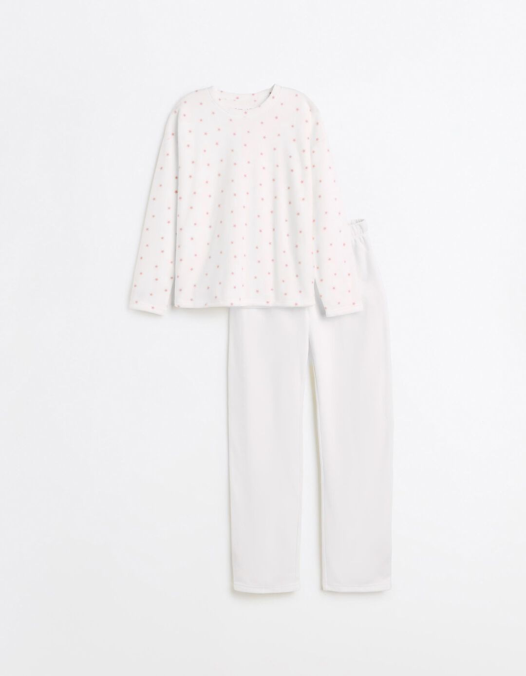 Pijama Polar, Mulher, Branco