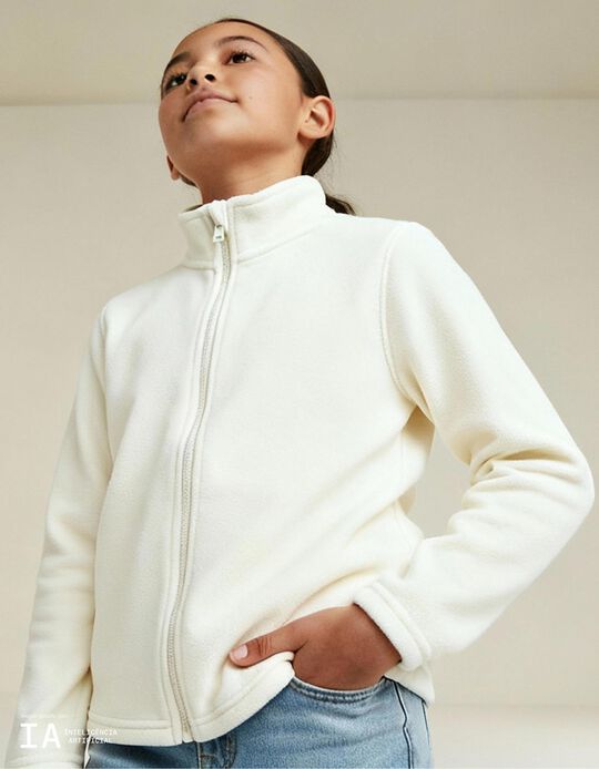 Comprar Online Casaco Polar, Menina, Branco