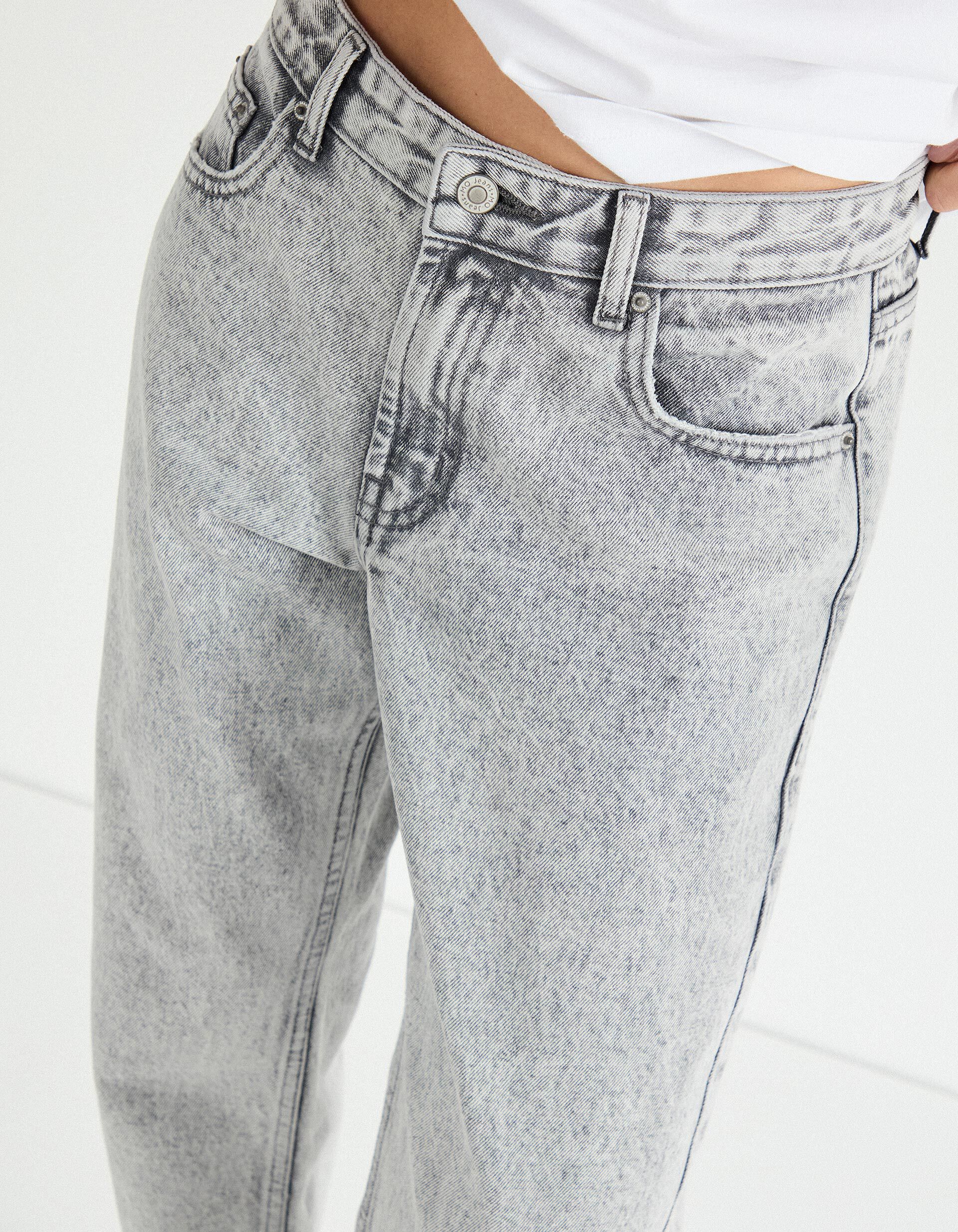 Comprar Online Cal&ccedil;as de Ganga 'Straight Fit', Mulher, Cinzento