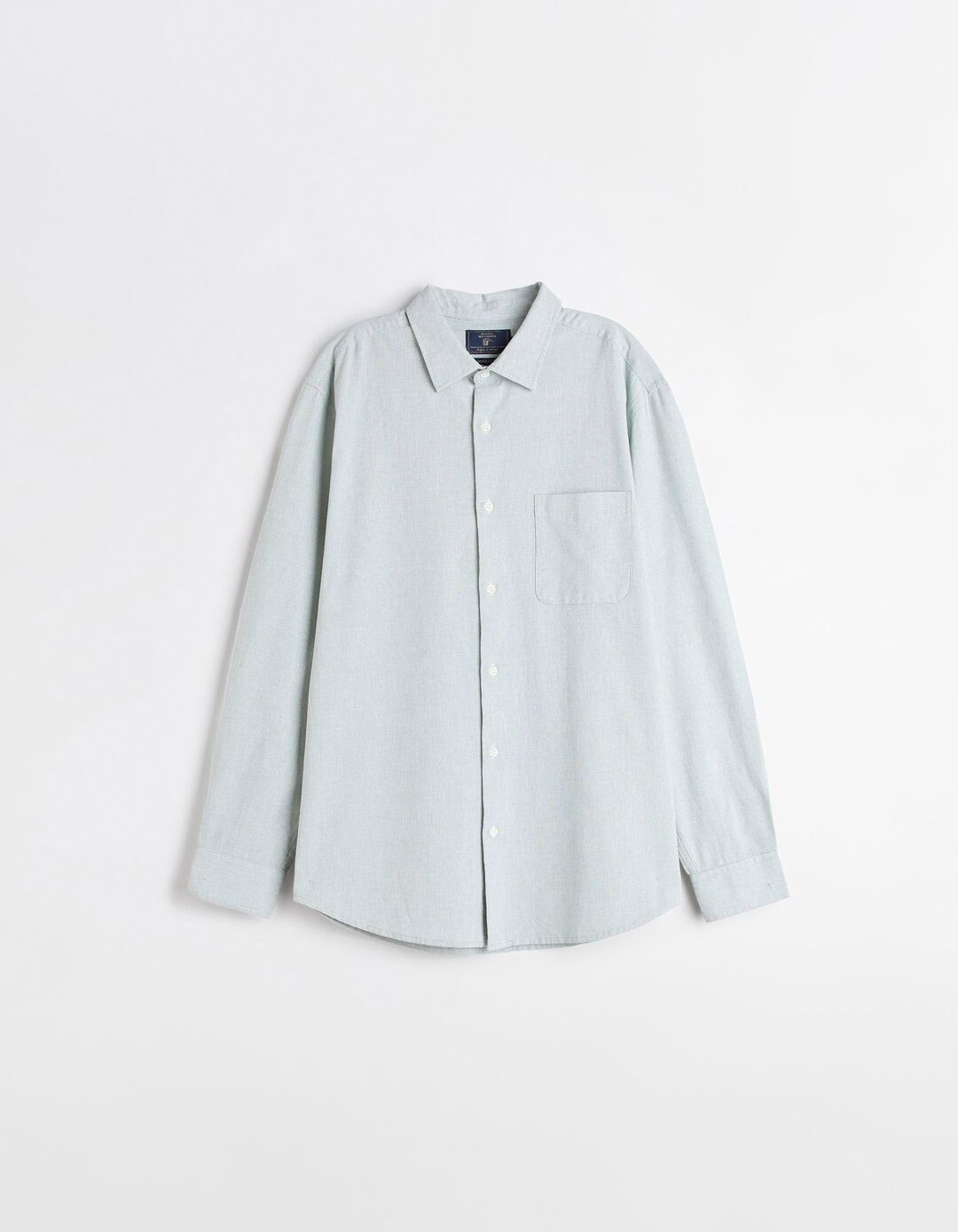Camisa de Manga Comprida, Homem, Verde Escuro