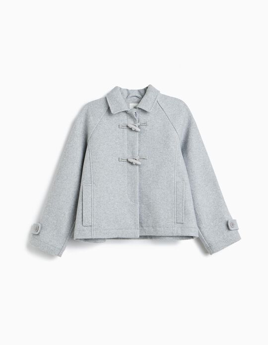 Comprar Online  Casaco Curto, Menina, Cinzento