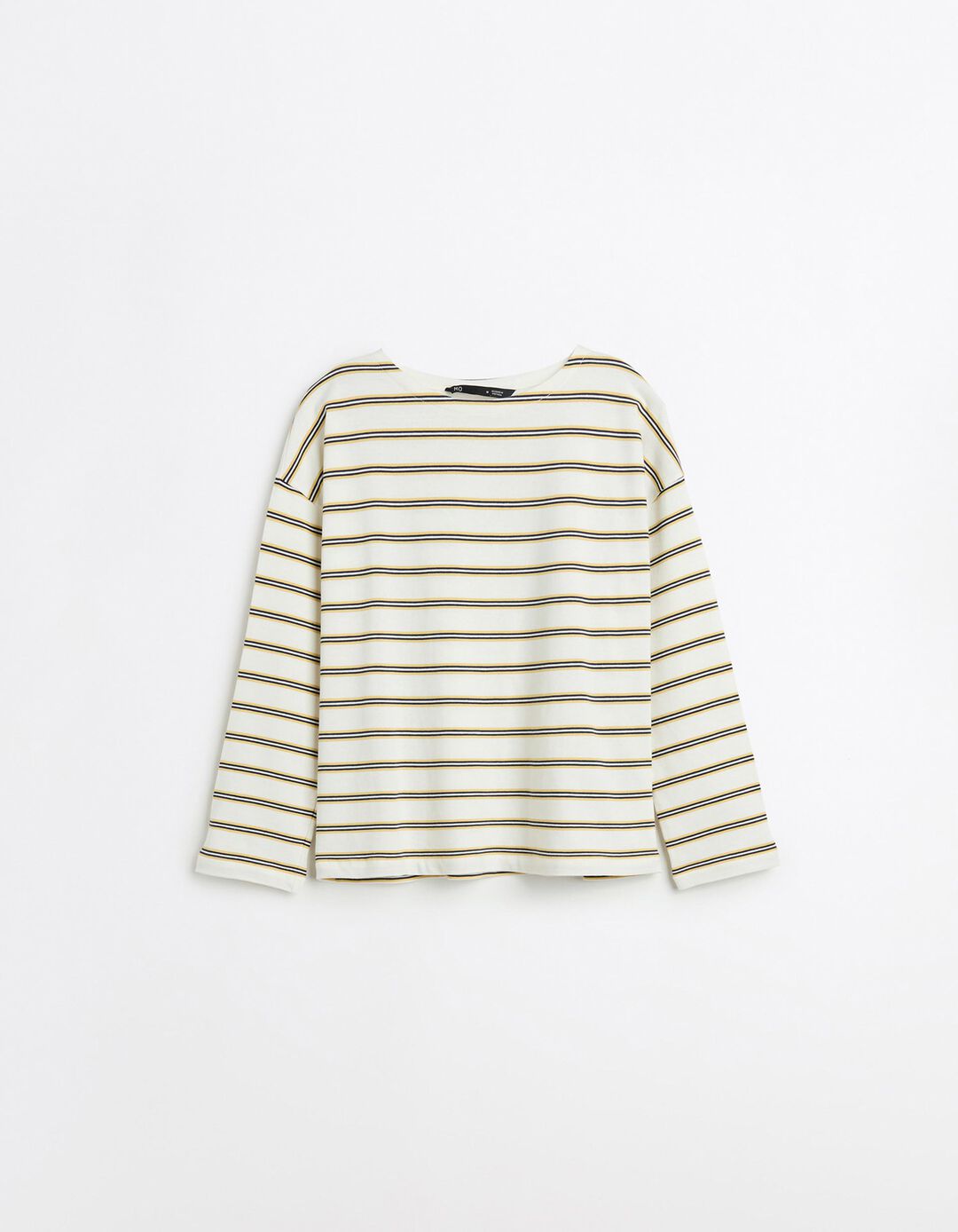 T-shirt Manga Comprida, Mulher, Amarelo Claro