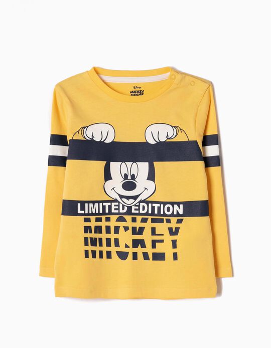 Yellow Long-Sleeved Top, Mickey Limited Edition